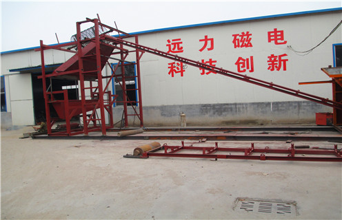 干式磁選機，上海CTG-7522干選磁選機_小型鐵礦石上海CTG-7522干選磁選機_工作原理 _選礦流程