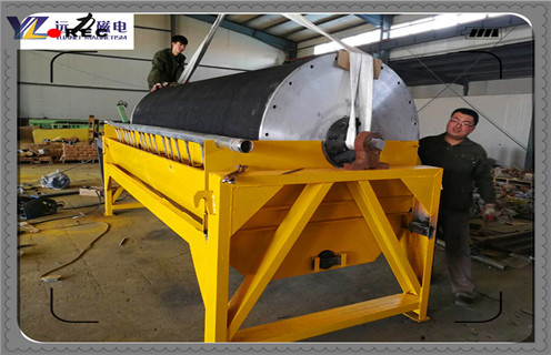 永磁磁選機(jī)，永磁筒式磁選機(jī)，江蘇永磁筒式磁選機(jī)生產(chǎn)廠家_磁鐵如何分布_江蘇永磁筒式磁選機(jī)生產(chǎn)廠家不吸鐵如何處理 