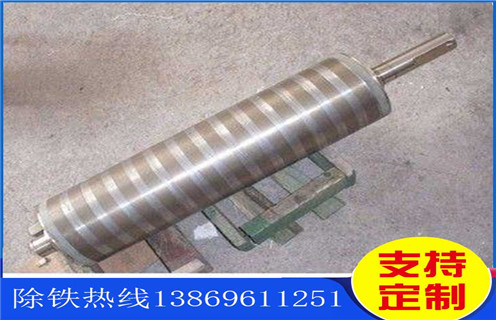 筒輥式磁選機，海南筒輥式磁選機_結構原理圖_海南筒輥式磁選機能選三氧化二鐵嗎？