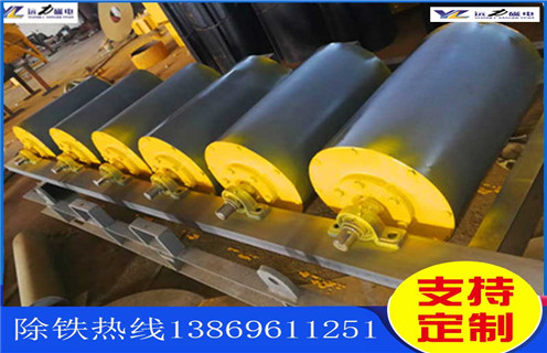 永磁滾筒，河南永磁滾筒_河南永磁滾筒多少錢一臺，河南永磁滾筒圖片磁塊安裝內部結構圖